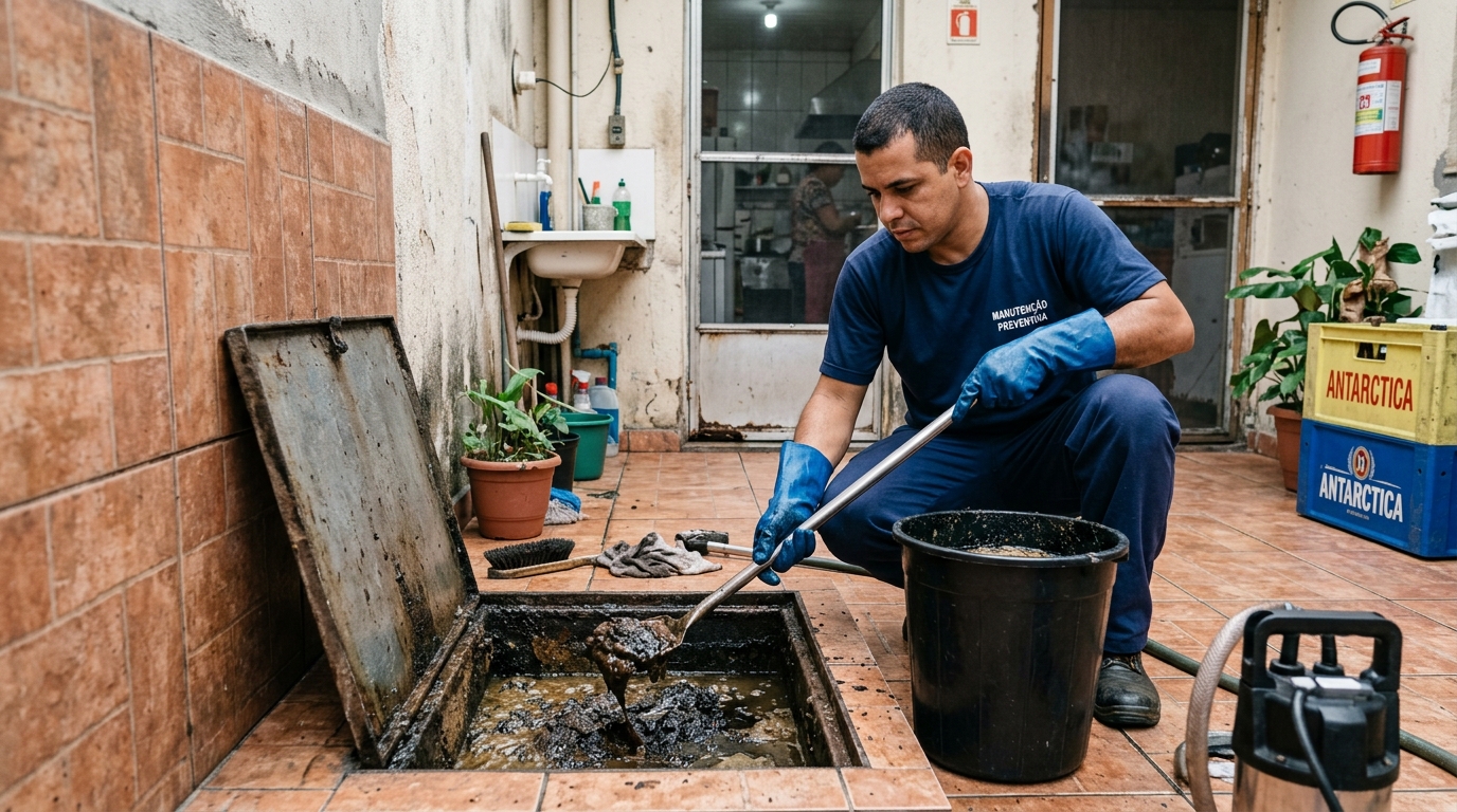 Limpeza de Caixa de Gordura perto de mim em Goiânia‑GO